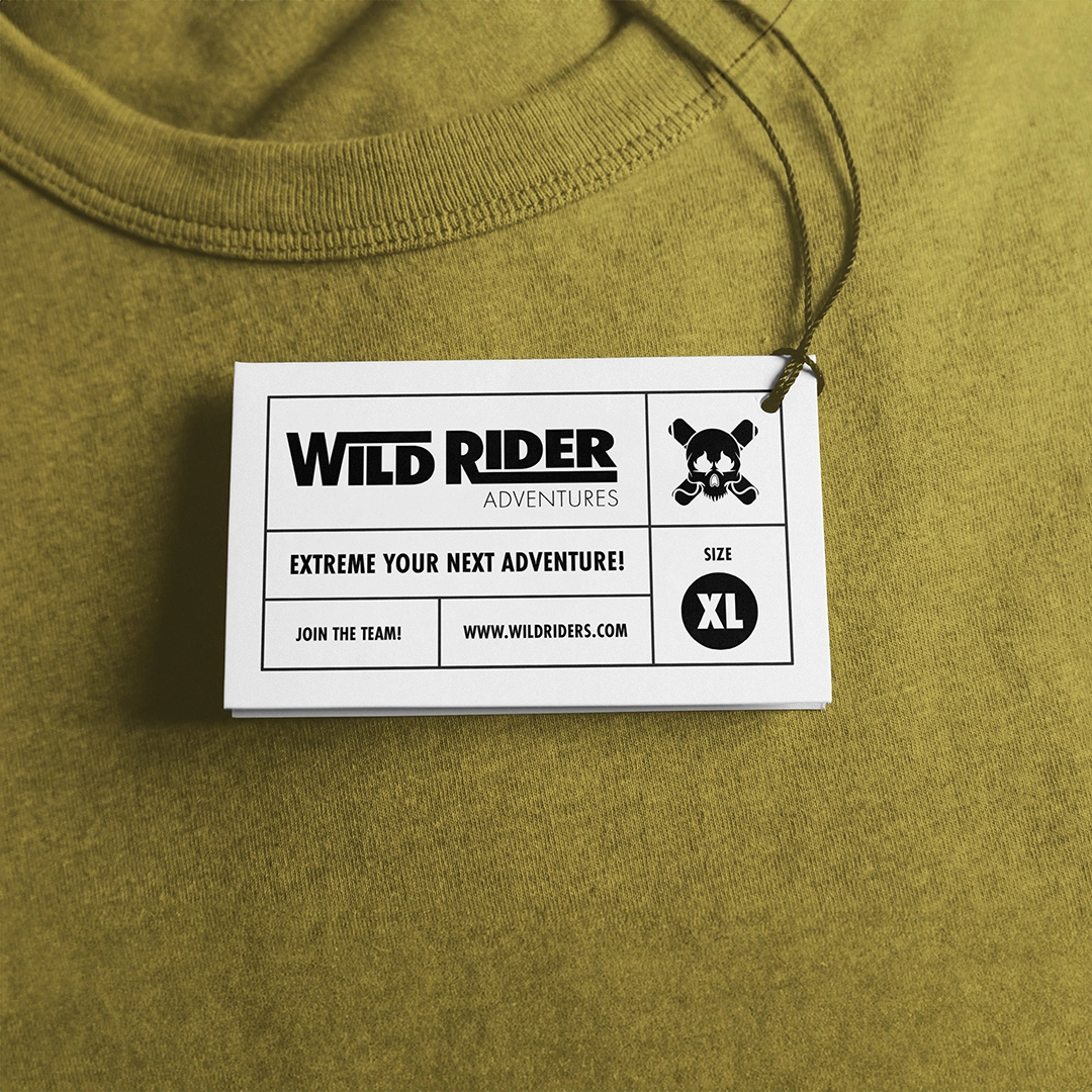 Wild Rider clothing tag