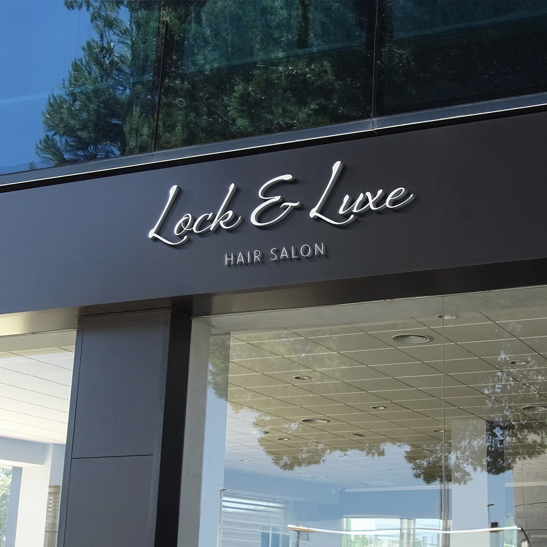 Lock&Luxe logo mockup