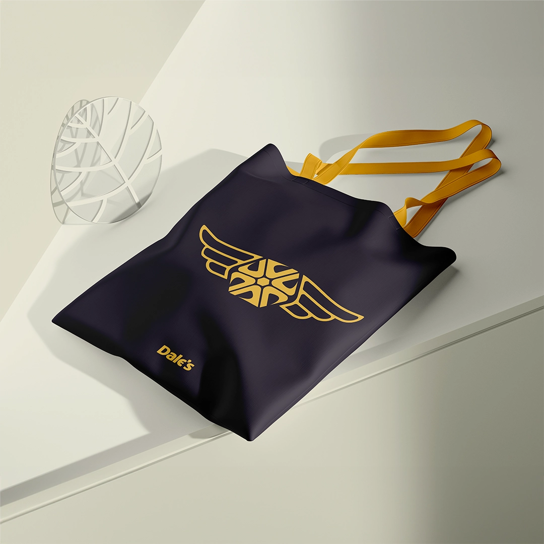 Dale's car restoration bag mockup