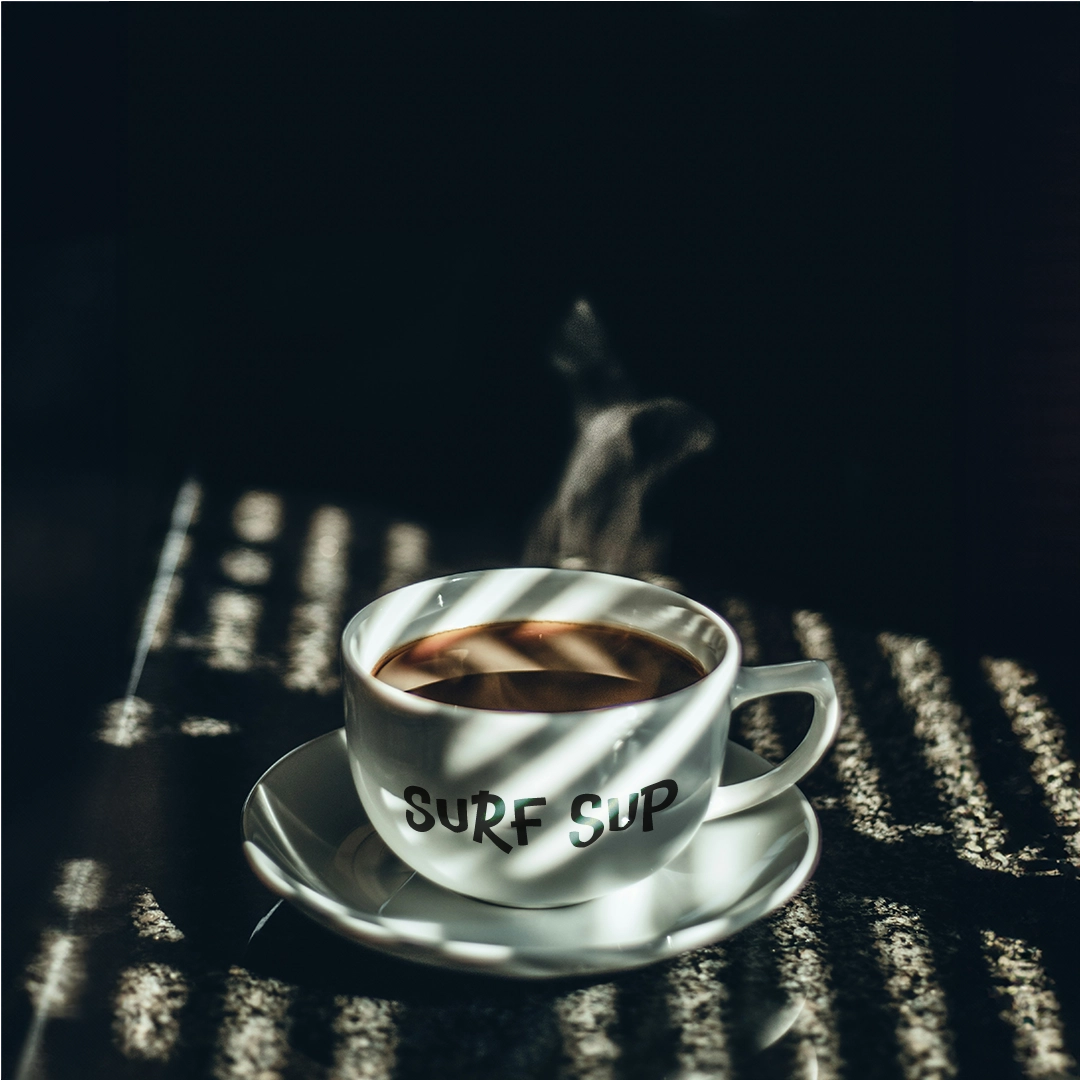 Surf sup cafe mug